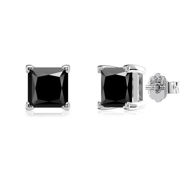 BLACK STERLING SILVER STUDS