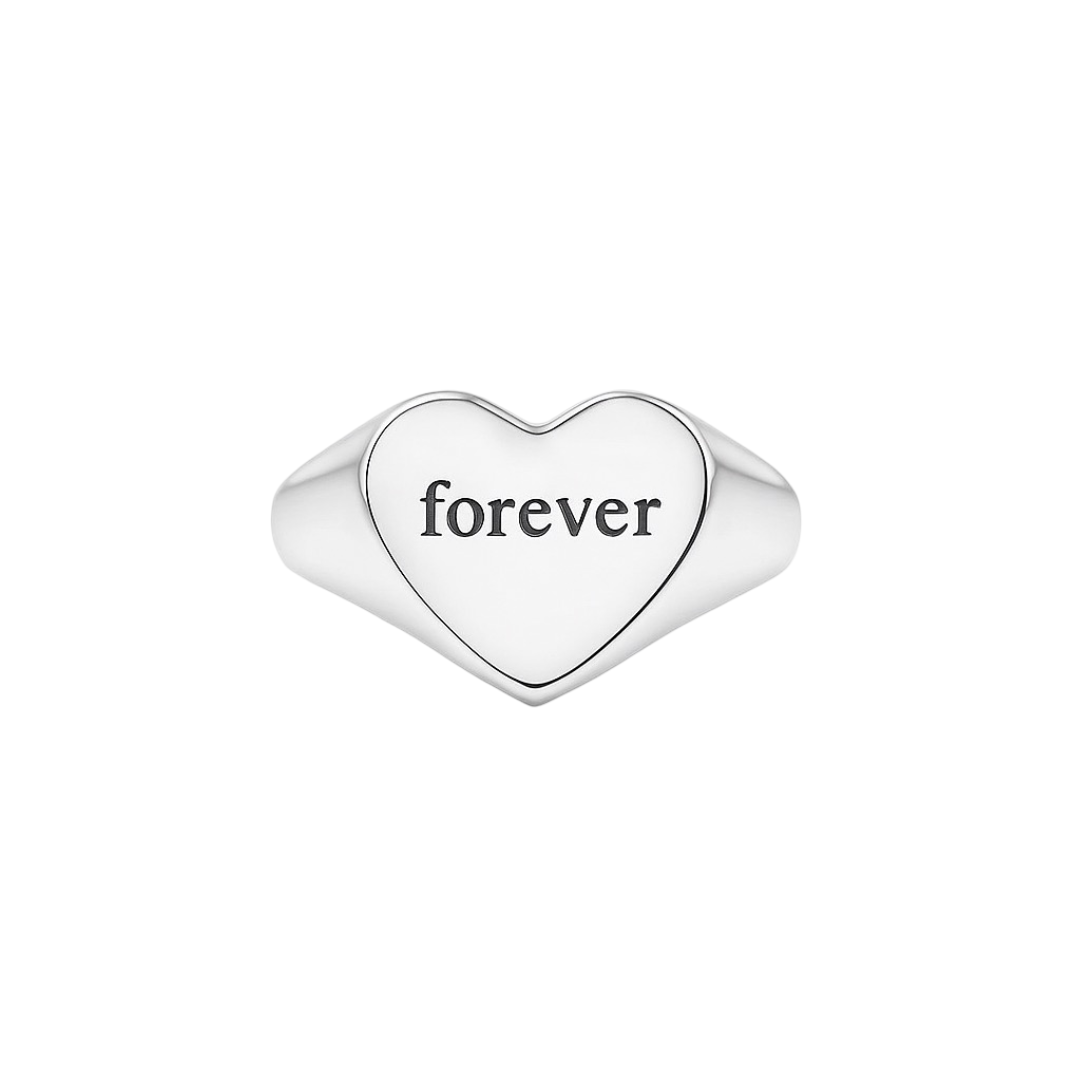 ENGRAVABLE HEART RING
