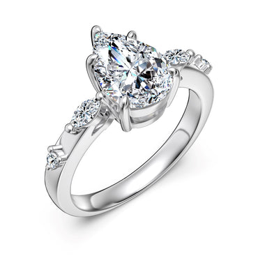 CELESTE PEAR CUT RING