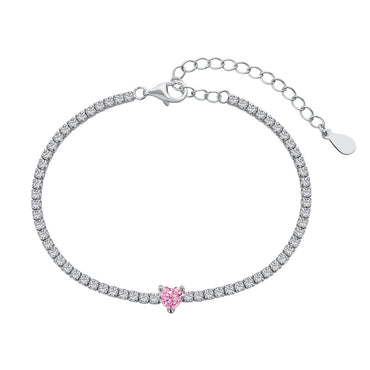 HEART TENNIS BRACELET