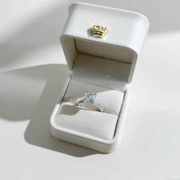 3 CARAT STERLING SILVER ESME RING