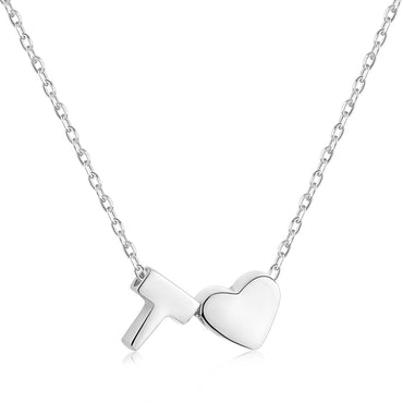 INITIAL HEART NECKLACE