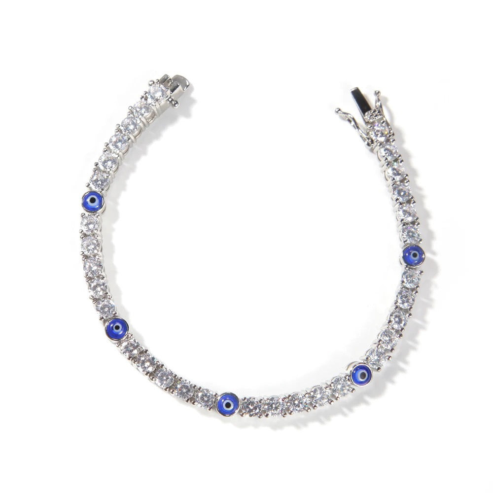 ICY EVIL EYE BRACELET